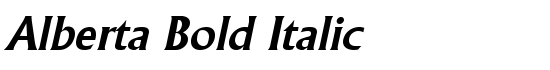 Alberta Bold Italic - Download Thousands of Free Fonts at FontZone.net