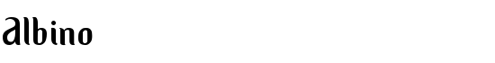 Albino - Download Thousands of Free Fonts at FontZone.net