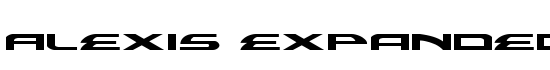 Alexis Expanded - Download Thousands of Free Fonts at FontZone.net