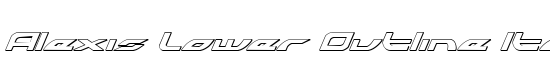 Alexis Lower Outline Italic - Download Thousands of Free Fonts at FontZone.net