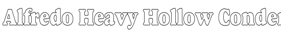 Alfredo Heavy Hollow Condensed - Download Thousands of Free Fonts at FontZone.net