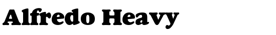 Alfredo Heavy - Download Thousands of Free Fonts at FontZone.net