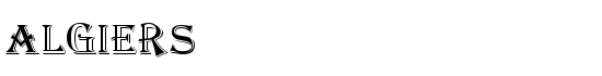 Algiers - Download Thousands of Free Fonts at FontZone.net