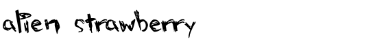 alien strawberry - Download Thousands of Free Fonts at FontZone.net