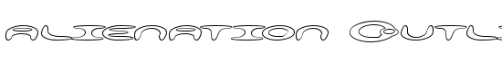 alienation Outline - Download Thousands of Free Fonts at FontZone.net