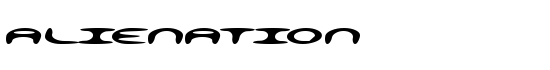 alienation - Download Thousands of Free Fonts at FontZone.net