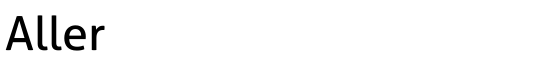 Aller - Download Thousands of Free Fonts at FontZone.net