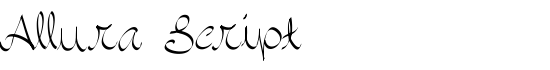 Allura Script - Download Thousands of Free Fonts at FontZone.net