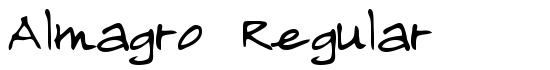 Almagro Regular - Download Thousands of Free Fonts at FontZone.net