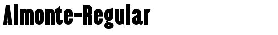 Almonte-Regular - Download Thousands of Free Fonts at FontZone.net