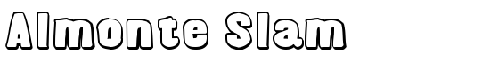 Almonte Slam - Download Thousands of Free Fonts at FontZone.net