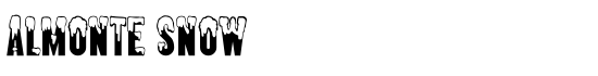 Almonte Snow - Download Thousands of Free Fonts at FontZone.net