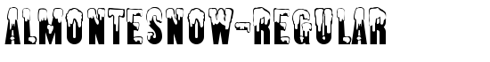 AlmonteSnow-Regular - Download Thousands of Free Fonts at FontZone.net