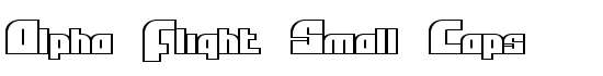 Alpha Flight Small Caps - Download Thousands of Free Fonts at FontZone.net
