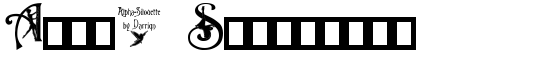 Alpha-Silouette  - Download Thousands of Free Fonts at FontZone.net