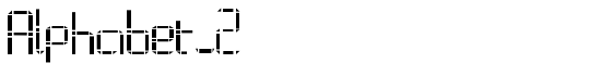 Alphabet_2 - Download Thousands of Free Fonts at FontZone.net
