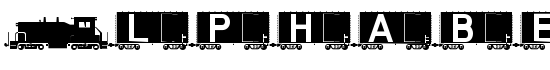 AlphabetTrainBoxcar - Download Thousands of Free Fonts at FontZone.net