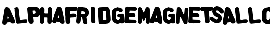 AlphaFridgeMagnetsAllCap - Download Thousands of Free Fonts at FontZone.net