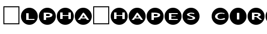 AlphaShapes circles - Download Thousands of Free Fonts at FontZone.net