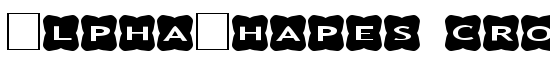 AlphaShapes crosses 3 - Download Thousands of Free Fonts at FontZone.net