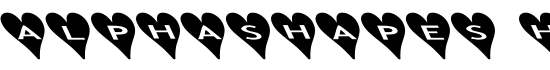 AlphaShapes hearts 2b - Download Thousands of Free Fonts at FontZone.net