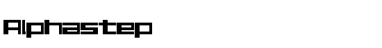 Alphastep - Download Thousands of Free Fonts at FontZone.net
