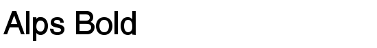 Alps Bold - Download Thousands of Free Fonts at FontZone.net