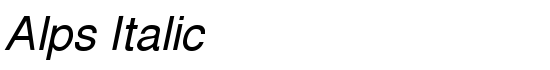 Alps Italic - Download Thousands of Free Fonts at FontZone.net