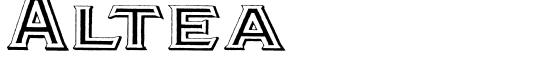 Altea - Download Thousands of Free Fonts at FontZone.net