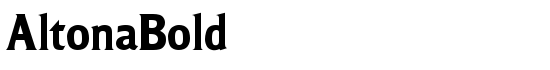 AltonaBold - Download Thousands of Free Fonts at FontZone.net