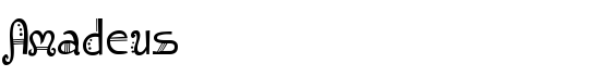 Amadeus - Download Thousands of Free Fonts at FontZone.net