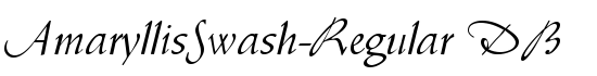 AmaryllisSwash-Regular DB - Download Thousands of Free Fonts at FontZone.net