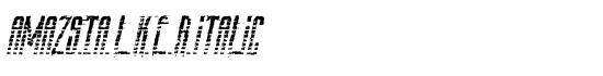 AmazS.T.A.L.K.E.R.Italic - Download Thousands of Free Fonts at FontZone.net