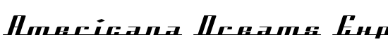 Americana Dreams Expanded - Download Thousands of Free Fonts at FontZone.net