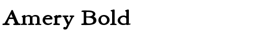 Amery Bold - Download Thousands of Free Fonts at FontZone.net