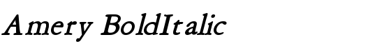 Amery BoldItalic - Download Thousands of Free Fonts at FontZone.net