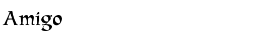 Amigo - Download Thousands of Free Fonts at FontZone.net