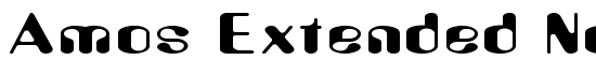 Amos Extended Normal - Download Thousands of Free Fonts at FontZone.net