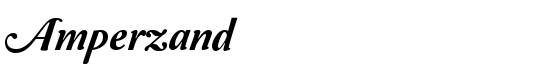 Amperzand - Download Thousands of Free Fonts at FontZone.net