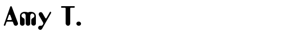 Amy T. - Download Thousands of Free Fonts at FontZone.net