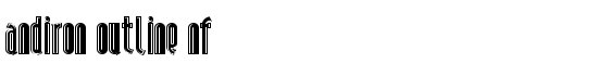 Andiron Outline NF - Download Thousands of Free Fonts at FontZone.net