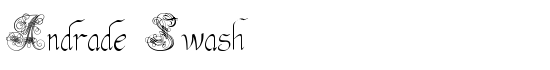 Andrade Swash - Download Thousands of Free Fonts at FontZone.net