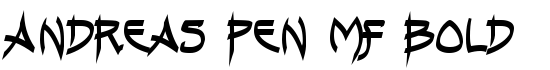 Andreas Pen MF Bold - Download Thousands of Free Fonts at FontZone.net
