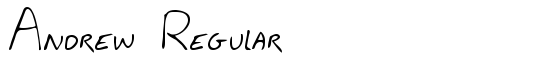 Andrew Regular - Download Thousands of Free Fonts at FontZone.net