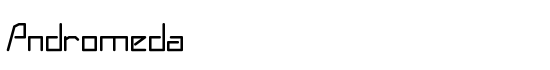 Andromeda - Download Thousands of Free Fonts at FontZone.net