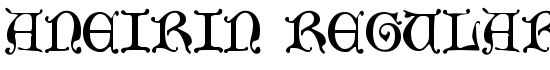 Aneirin Regular - Download Thousands of Free Fonts at FontZone.net