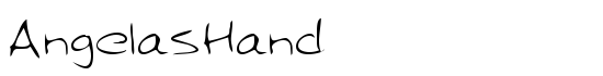 AngelasHand - Download Thousands of Free Fonts at FontZone.net