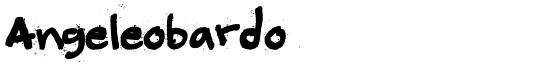 Angeleobardo - Download Thousands of Free Fonts at FontZone.net