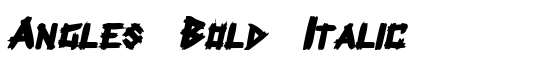 Angles Bold Italic - Download Thousands of Free Fonts at FontZone.net