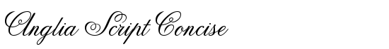 Anglia Script Concise - Download Thousands of Free Fonts at FontZone.net